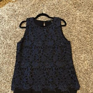 Officer Blue size 12 Lace Top